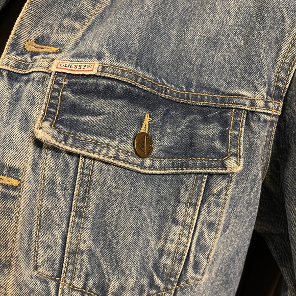 Vintage Georges Marciano Guess Denim Jean Jacket - Picture 7 of 7